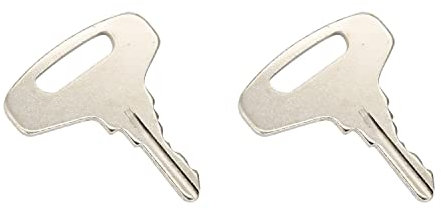 2Pcs Clé de Démarrage 1539 66711-55240 66711-55140 Clé de Contact pour Tracteurs Compacts Kubot a B20 B4200 B5100 2WD B5100 4WD B5200 2WD B5200 4WD B6100D-P B6100E-P B6100HST-D B6100HST-E