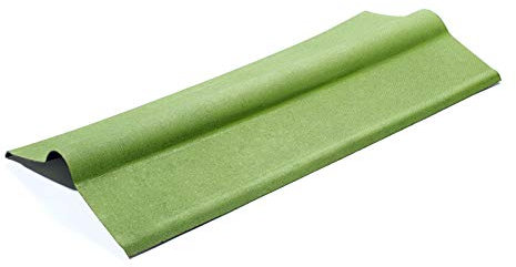 Onduline Firsthaube 1 m Länge, passend für ONDULINE Easyline, Ondalux, Base und Duro/S Platten (intensiv grün)