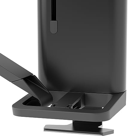ERGOTRON TRACE™ Montage-Kit flache Tischklemme in Schwarz | montage von oben, schlankes Design, für Schreibtischplatten mit 12-32mm Dicke, 15 J. Garantie