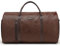 Modoker La borsa di cuoio convertibile dell'indumento, porta le borse dell'indumento per il viaggio, borsa di borsone dell', Marrone
