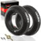 1PZ F3I-5W6 2x 13x5.00-6 pollici camere d'aria con valvola curva TR87, tubo rinforzato per ruote trattore tosaerba carriole Go Karts Dirt mini Quad tosaerba rimorchi