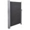 Grindi - Terasse Markise Windschutz Seitenwand 140x300 - Sira, Dunkelgrau