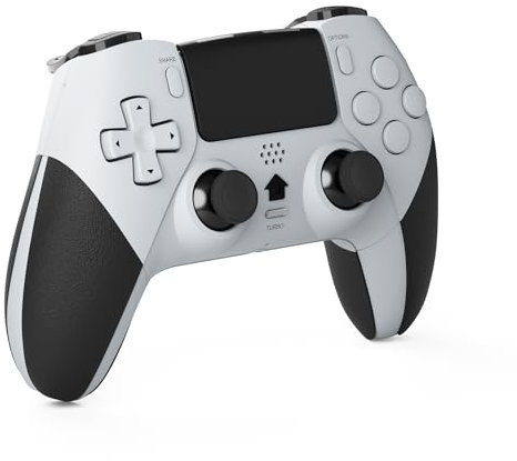 LATEC Mando para PS4,Mando Inalámbrico para P4 Slim/Pro con Vibración, Turbo, Sensor Giroscopio, Conector de Audio y Panel Táctil