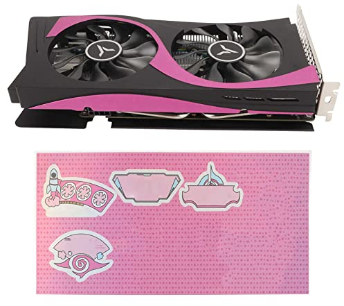 Garsent GTX1660 Super Gaming Grafikkarte 6G D6 GDDR6 192bit mit Zwei Lüftern, Hohe Kompatibilität für Win10, DVI D, VR-Unterstützung