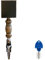 tsingseen life 1pcs pantalla cuadrada del grifo de la cerveza de madera con la pizarra para el hogar Bar