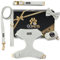 GO PETS – 5 in 1 Hundegeschirr mit Leine Set - Hundegeschirr mit Leine Verstellbar, No Pull, Halsband mit Fliege, kotbeutelspender & hundekotbeutel – Welpengeschirr, Inkl Geschenkbox (Hellblau) (L)