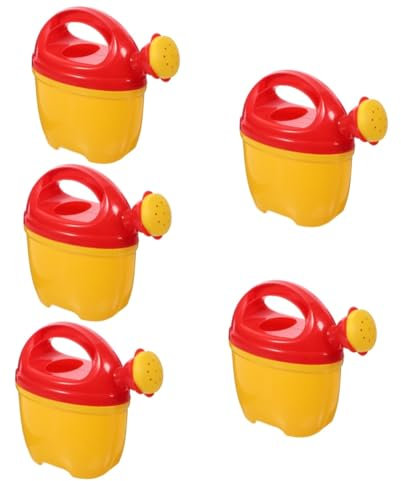 ibasenice 5St Gießflaschenspielzeug Spielzeuge Outdoor-Spielzeug für Kinder Cartoon-Gießkannen Sommer gießkannen Sprühwasser Duschkopf Sommerstrand Wasserkocher Baby Strandwerkzeuge Plastik