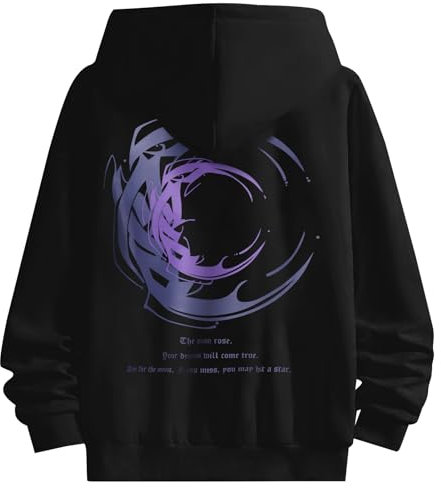 KENAIJING Felpa con Cappuccio Uomo Felpa Basic Autunno Inverno Cotone Morbida Streetwear Casual (5XL, Nero)