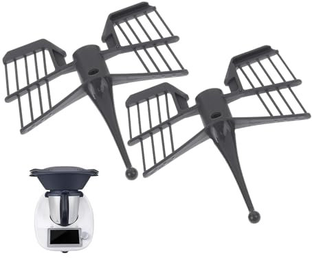 KINLYBO 2 Stück Butterfly Rührstab Schaber Bar Kompatibel mit Vorwerk Thermomix TM31 TM5 TM6 Küche Entsafter Mixer Ersatzteile Zubehör