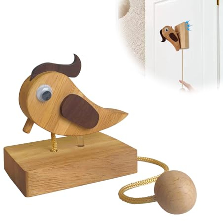 Türklopfer, Holzspecht-Türklopfer Specht Vogel-Türglockenspiel Antiker Specht Türklopfer Holz Specht-Haustürklingel DIY-Türklopfer aus Holz für Haustür (1pc)