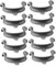 DOITOOL Drain Hose Guide for Washing Machine 10pcs Hose Clip for Washer Waste Pipe Secure Fixation