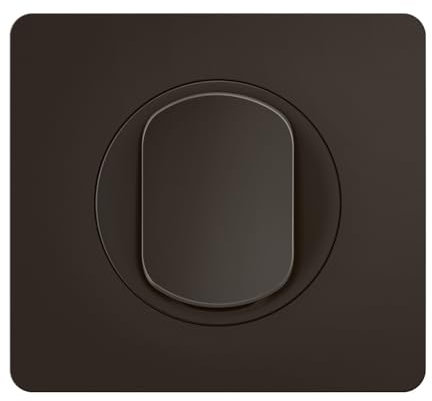 LEGRAND | Poussoir 6A Complet Noir, Céliane, Design Moderne Avec Plaque Noir Mat, Connexion Rapide Sans Outil, Prêt À Installer