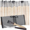 24 Pcs Acrylic Art Paint Brushes Set for Watercolor, Acrylic, Oil,Nail Brush, Rock Painting, 24 Different Sizes with Organizing Case for Artists, painter, Amateurs