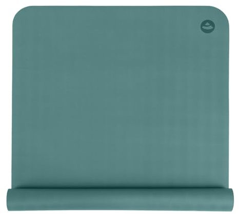 Bodhi Yogamatte ECO PRO Travel | 100% Naturkautschuk | Superleicht & Faltbar | Extrem Rutschfest | Ökologisch | Profi-Matte für Yoga & Pilates | Ideal zum Reisen | 185 x 60 x 0,13 cm | arctic blue
