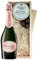 Perrier Jouet Blason Rose Champagne And Milk Sea Salt Charbonnel Chocolates Box 75cl 12.5% abv