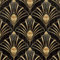 ANLIKY-Pro Elegant Baroque Pattern Self-Adhesive Wallpaper with Gold Linear Pattern, Removable, Decorative, 44X300CM, for Furniture and Wall cabinets.