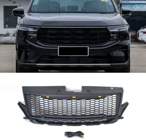 Auto Frontstoßstange Grill Racing Grills für Ford Edge 2012-2015 Karosserie-Kit Autozubehör (glänzendes Schwarz)