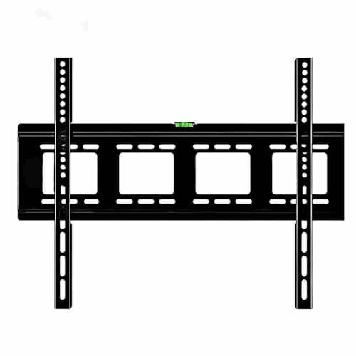 TV Wall Bracket Fixed for Most 65-90 inch LED LCD OLED Plasma Flat Curved Screen Super Ultra Slim Max Load 75kg VESA 680X500mm 75 85 90 Large Low Profile Wall Mount Heavy Duty TV Bracket