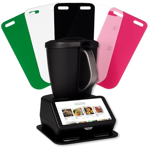 Lieblingsmensch Acryl Gleitbrett für Thermomix TM7 | Farbwahl | 46x25cm | stabiler Stand durch Gummifüße & leichtes Verschieben dank Teflongleitern | einfache Handhabung | passend für jede Küche