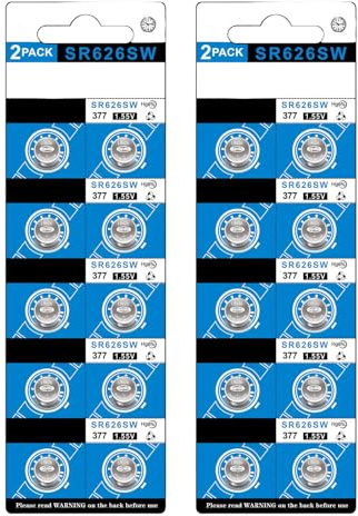 FHGSPQWM AG4 LR626 Button Batteries Small Power Cells for Accurate Devices and Household Electronics Use Metal Housing Batteries Metal Button Cell Battery