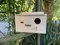 Elmato 10062 Wellensittichkobel mit Anflugstange und Nestmulde, 23x14x15cm