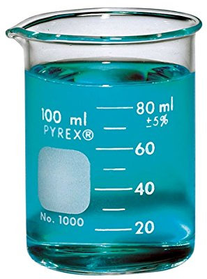 PYREX Griffin Low Form 100mL Beaker Graduated Ea