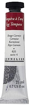 Sennelier Tempera Paint, 21ml, Carmine S4
