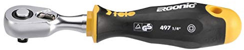 Felo ERGONIC Ratsche 1/4', auf Karte 1/4'