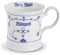 CUP+MUG Kaffeebecher Porzellan Indisch Blau