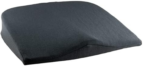 MATCHU - Anatomisches Keilkissen - Sitzkissen - Rückenkissen - Ergonomisches Kissen - Bürostuhlkissen - Korrigiert Becken- und Rückenhaltung - Aktiviert die Rückenmuskulatur - Schwarz