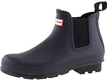 HUNTER W Org Chelsea Rma - Stivali da pioggia da donna, Blu (Midnight), 44 EU