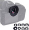 Mcoplus Loupe pour viseur optique avec zoom 1,08 x 1,60 x pour Canon 5D Mark II III 6D 7D 60D 70D 550D 600D et Nikon D7100 D7000 D3100 D800 D750 D600 D90 D80 et Pentax Sony Olympus Fujifim Samsung Sigma Minoltaz Appareil photo reflex numérique