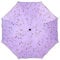 Sombrilla Paraguas Damas Sombrillas Triple plegables Verano Prueba de sol Paraguas Protección UV Begonia Sombrilla Ligero Rosa a prueba de viento 8 Huesos para mujeres (Morado)