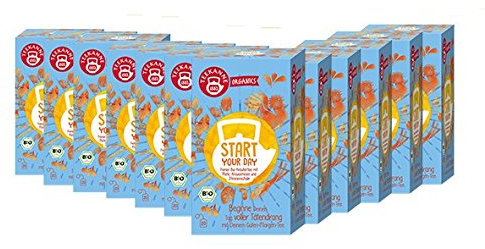 Teekanne Organics Start Your Day, 12er Pack