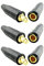 WeldingCity 3-pk Tweco/Lenco Style 2-MPC/LC-40 Welding Cable Positive Cam Twist-Lock Connector Pair (Male/Female) for AWG 1/0-2/0 (50-70mm)