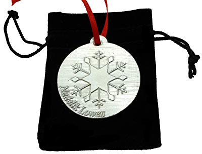 AnniversaryGifts Weihnachtsbaumschmuck aus Zinn Nadelik Lowen Cornish für Frohe Weihnachten
