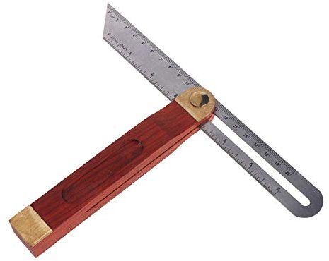 iPobie Winkelschmiege 230mm Hartholz Griff T-Schmiege Gauge für Handwerker Carpenter