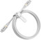 OtterBox USB C-C USB PD 2M Robustes, geflochtenes Schnelllade-Kabel, Performance Plus Serie, Weiß
