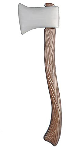 PAPSTAR NEU Beil Axt Holzfäller, ca. 58cm, Holzoptik, Hackebeil