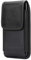 Vertical Cell Phone Waist Pouch for Men Small, Cell Phone Belt Clip Bag Black Mens, Universal Cell Phone Wallet with Belt Loop Holder Purse Pocket Smartphone Belt Pouch Handbag Carrying Case Bumbag
