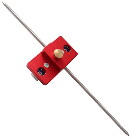 Table Saw Fence Alignment Jig Table Saw Dial Indicator Saw Gauge, Aluminum Alloy Saw Blade Parallel Positioning Tool Gauge Woodworking Calibrating Adjustable Limit Pin Positioning Rule