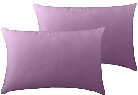 Extra Deep Fitted Sheet 800TC Cotton Rich Bedding Super Soft & Durable [2pc Housewife Pillowcases, Lilac]