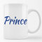 Huuraa Tasse Prince Schriftzug Geschenk 330ml Weiß Prince Präsent