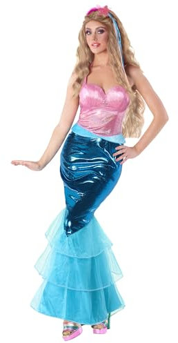 Fun Shack Costume Sirène Femme, Déguisement Adulte Sirène, Tenue Fantaisie Sirène, Idéal Été, M