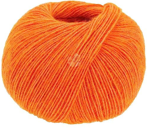 LANA GROSSA Ecopuno | Edle Netzgarnstruktur aus Baumwolle gefüllt mit Merino/Alpaka | Handstrickgarn aus 17% Schurwolle & 11% Alpaka Wolle | 50g Wolle zum Stricken & Häkeln | 215m Garn FB 89