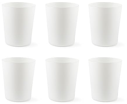 Excelsa Portofino Lot de 6 verres, blanc, 30 Cl., verre soufflé