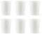 Excelsa Portofino Lot de 6 verres, blanc, 30 Cl., verre soufflé