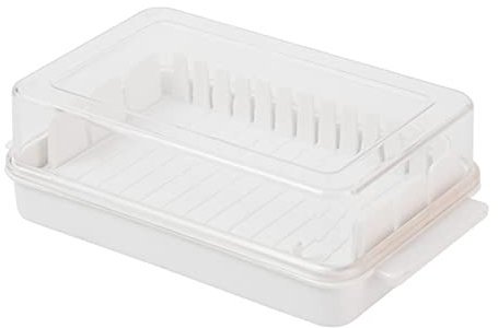 Lrtzizy Butter Cutting Storage Box Butter Dish Cutter with Lid Transparent Cheese Slicer Tray Container Household Kitchen Tool 1