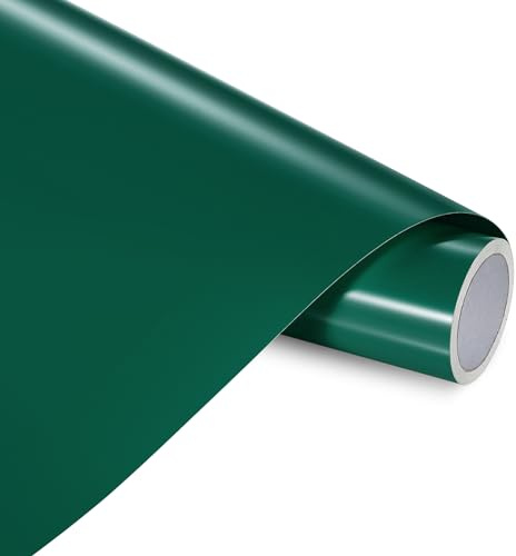 ANT Dark Green Craft Permanent Adhesive Vinyl 12 x 15ft for DIY Project, Decal, Sticker, All Weather Fade Proof, Indoor Outdoor Use for Crafts, Cricut, Silhouette, Expressions, Cameo, Signs