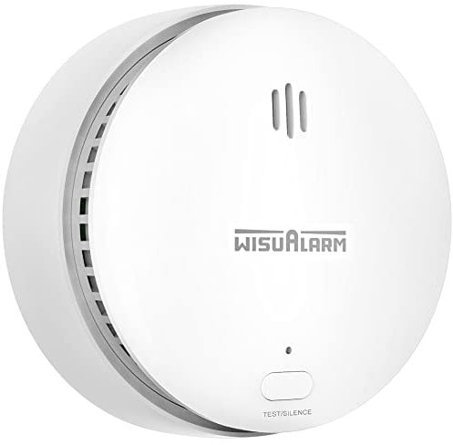 Fire Alarms for Home, 10 Years Sealed Battery, Smoke Alarms for Home, Mute Remotely Function Smoke Alarm, Smoke Detector with Silence/Test Button, Conforms to EN 14604 Standard